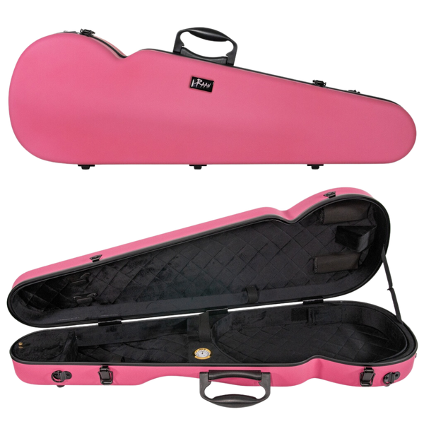 RAAN Shaped Violin Case Barbie Pink 1/4-1/2