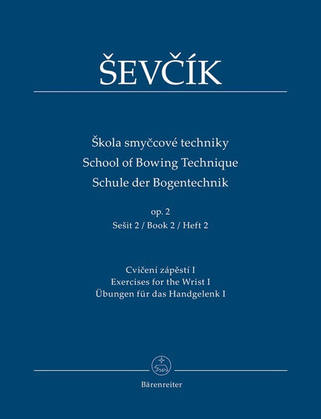 Sevcik, Op. 2 Part 2 for Violin (Barenreiter)