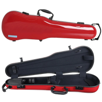 GEWA Air 1.7 Shaped Violin Case 4/4 Red Gloss with Subway Handle