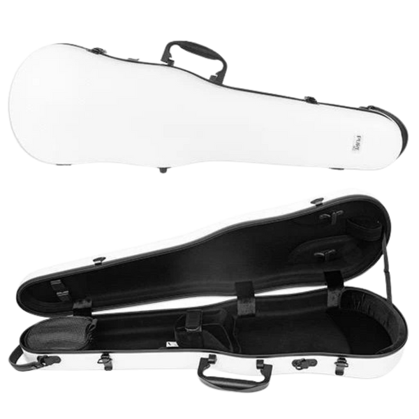 GEWA Pure Polycarbonate Shaped Violin Case 1.8kg White