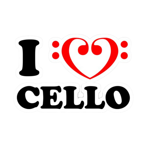 Sticker - I Love Cello