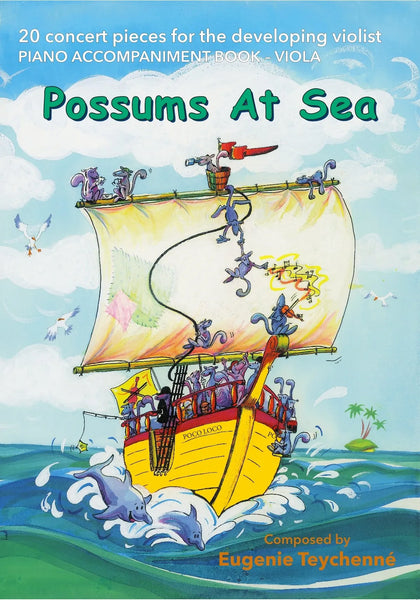 Possums at Sea for Viola Piano Accompaniment