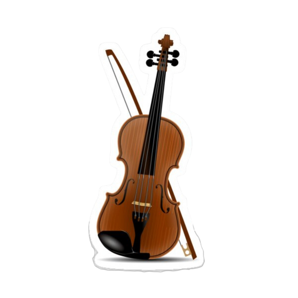 Sticker - Violin and Bow