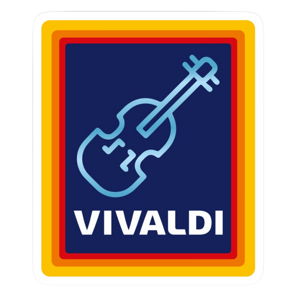 Sticker - Viv"aldi" Violin