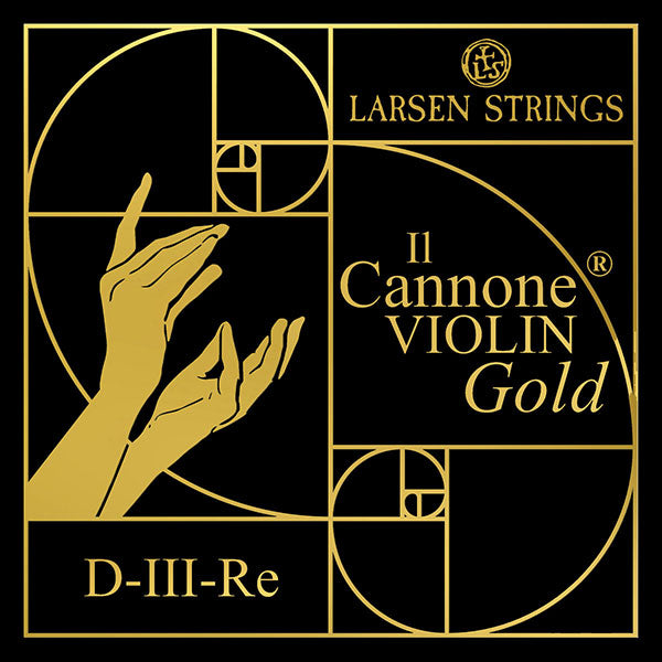 Larsen Il Cannone Gold Violin D String 4/4