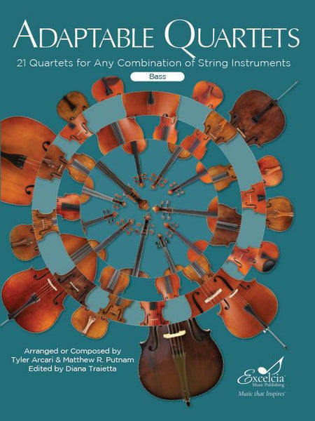 Adaptable Quartets for Strings Double Bass (Excelcia Music Publishing)