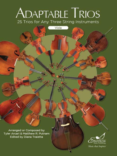 Adaptable Trios for Strings Viola (Excelcia Music Publishing)