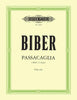 Biber, Passacaglia in C Minor for Solo Viola (Peters)