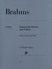 Brahms, Sonatas for Violin and Piano (Henle)