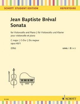 Breval, Sonata in C for Cello and Piano (Schott)