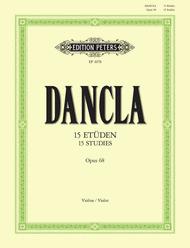 Dancla, 15 Etudes Op. 68 for 2 Violins (Peters)