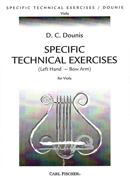 Dounis, Specific Technical Exercises Op. 25 for Viola (Fischer)