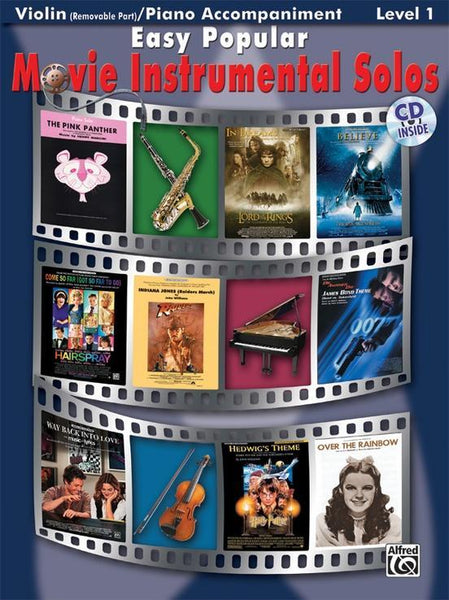 Easy Popular Movie Solos for Violin with CD