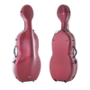 GEWA Pure Polycarbonate Cello Case with Wheels Red 4/4