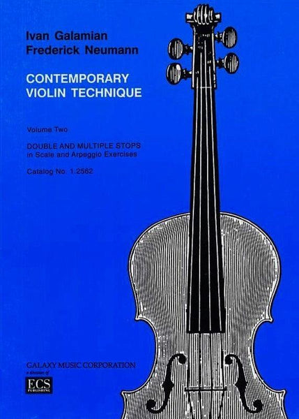 Galamian, Contemporary Violin Technique Volume 2 (Galaxy)