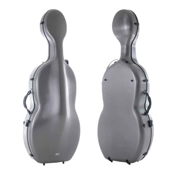 GEWA Pure Polycarbonate Cello Case with Wheels Grey 4/4