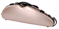 HQ Polycarbon Violin Case HalfMoon 4/4 - Brushed Rose Gold