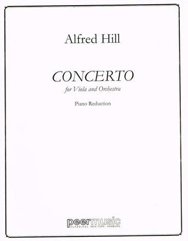 Hill, Concerto for Viola and Piano (Peermusic)