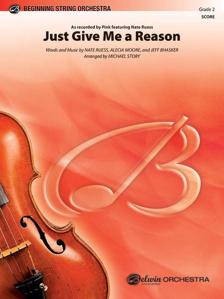 Just Give Me a Reason (Pink arr. Michael Story) for String Orchestra