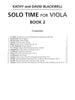 Kathy and David Blackwell, Solo Time for Viola and Piano Book 2 (OUP)