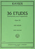 Kayser, 36 Studies Op. 20 for Violin (IMC)