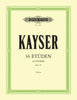 Kayser, 36 Studies Op. 20 for Violin (Peters)