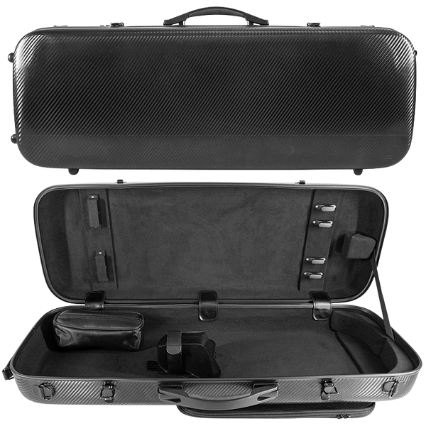 Kreisler PC Oblong Viola Case Adjustable - Braided Black