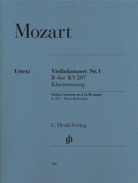 Mozart, Concerto No. 1 in B flat K. 207 for Violin and Piano (Henle)