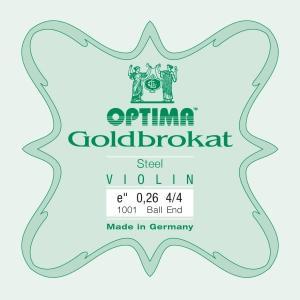 Optima (Formerly Lenzner Goldbrokat) Violin E String Ball End 4/4