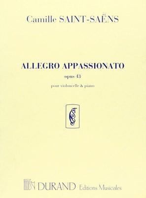 Saint Saens, Allegro Appassionato Op. 43 for Cello and Piano (Durand)