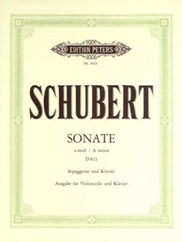 Schubert, Sonata in A Minor D821 Arpeggione for Cello and Piano (Peters)