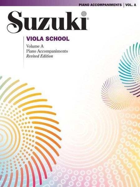 Suzuki Viola School Volume A (Volumes 1 and 2) Piano Accompaniment