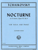 Tchaikovsky, Nocturne Op. 19 No. 4 for Viola and Piano (IMC)